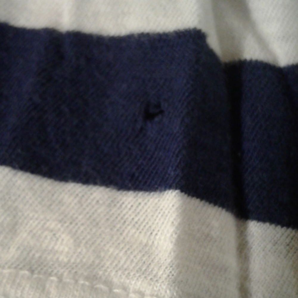 Blue & White Striped Tee - Picture 3 of 5